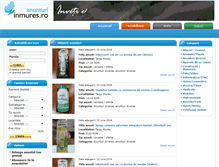 Tablet Screenshot of imobiliare.inmures.ro